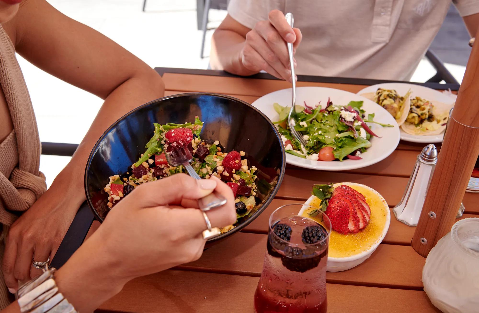 Story Idea submission of an outdoor lunch at Talia Kitchen