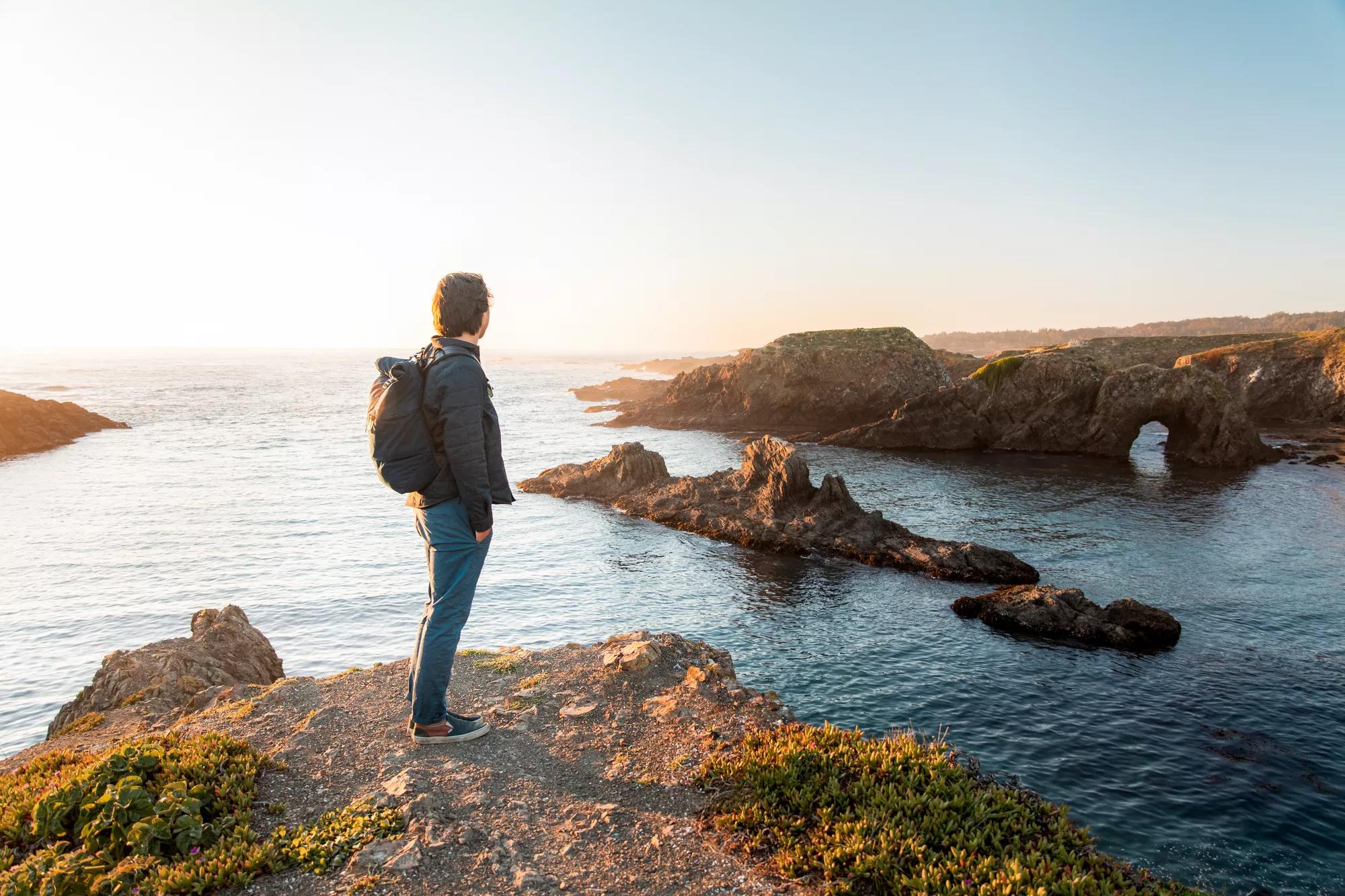 Images taken along California's northern coastline at Mendocino Headlands State Park.