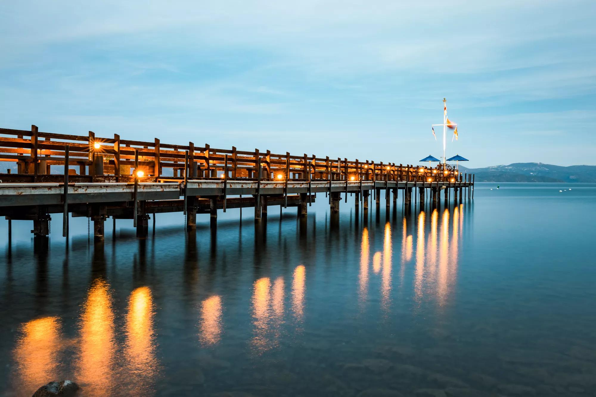 Carnelian Bay is an unincorporated community on the shore of Lake Tahoe in Placer County, California, United States...After sunset at Carnelian Beach, Lake Tahoe