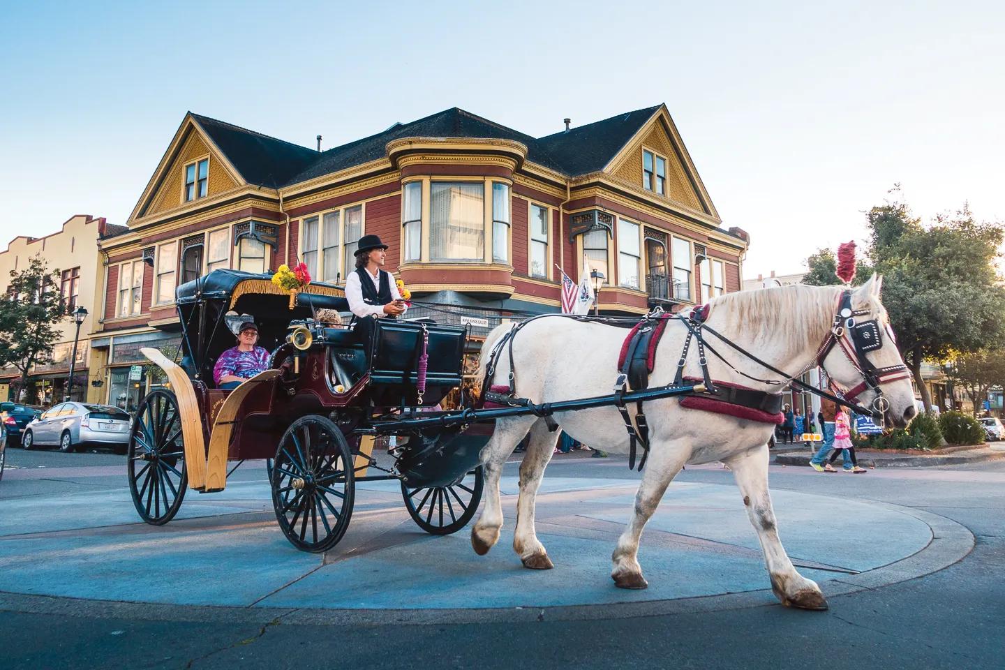 Old Town Eureka in Humboldt County, CA.