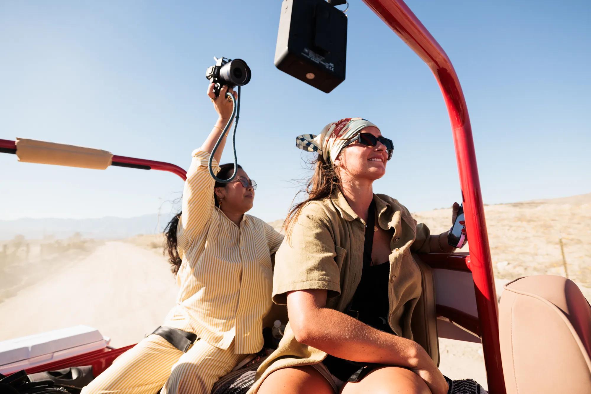 Exploring the deserts of Palm Springs.