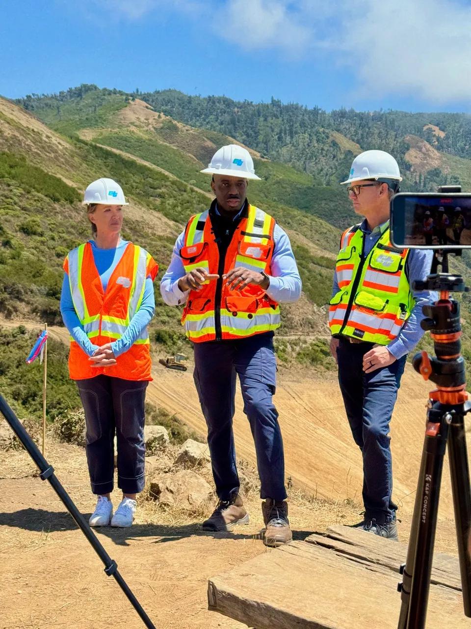 Highway 1 Big Sur Business Owners summit and transportation update press conference.