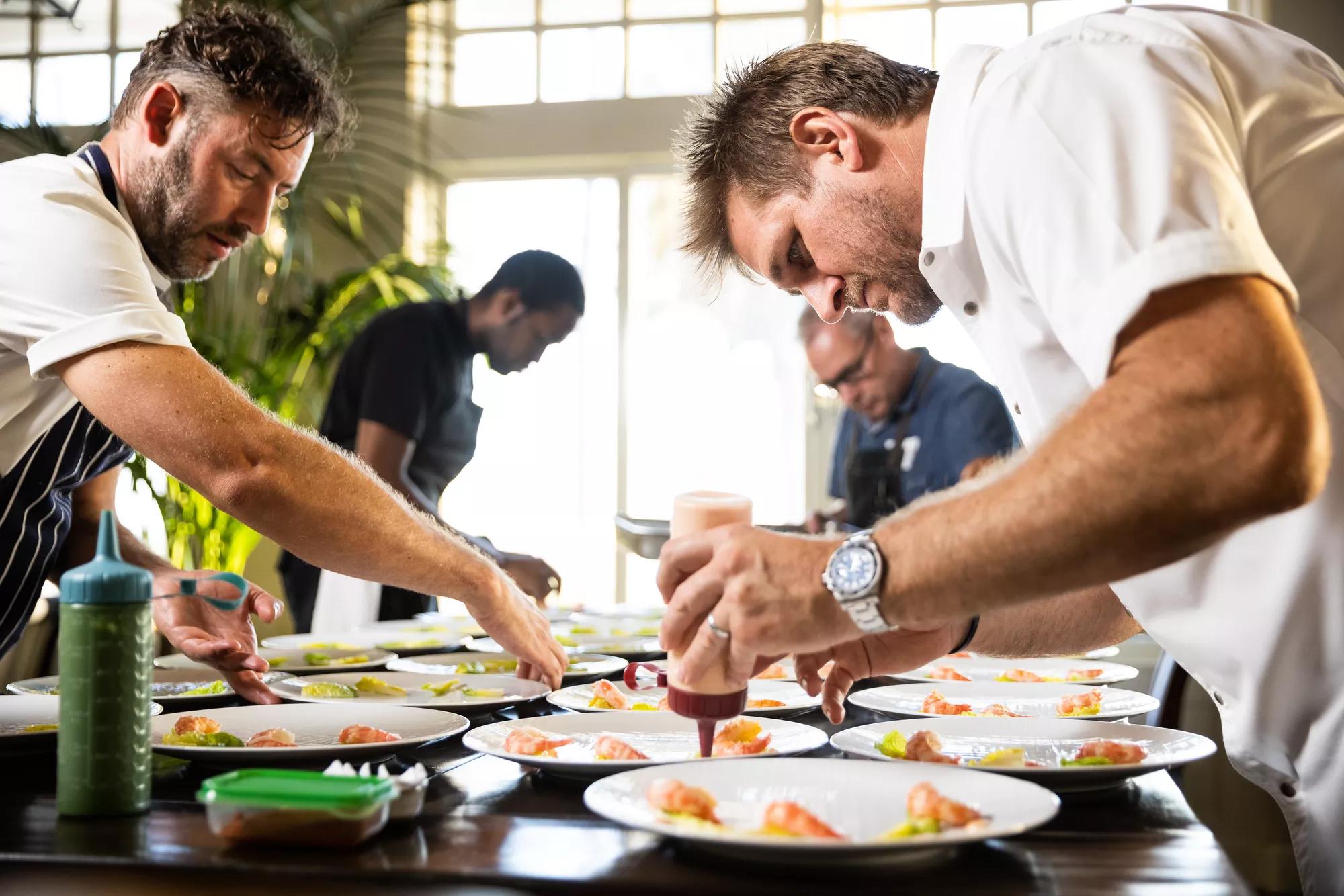 The Visit California Dreaming On Curtis Stone Dinner Experience in Santa Monica, California on June 21, 2021.