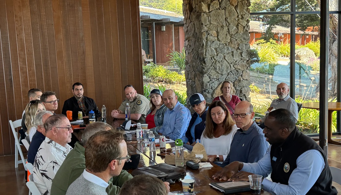 Highway 1 Big Sur Business Owners summit and transportation update press conference.