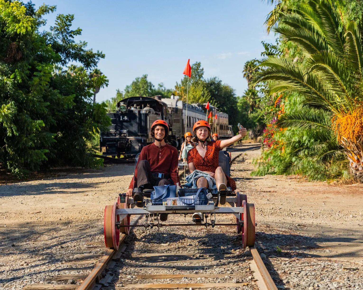 Story Idea submission for Mendocino Railway's California Railbikes in Mendocino