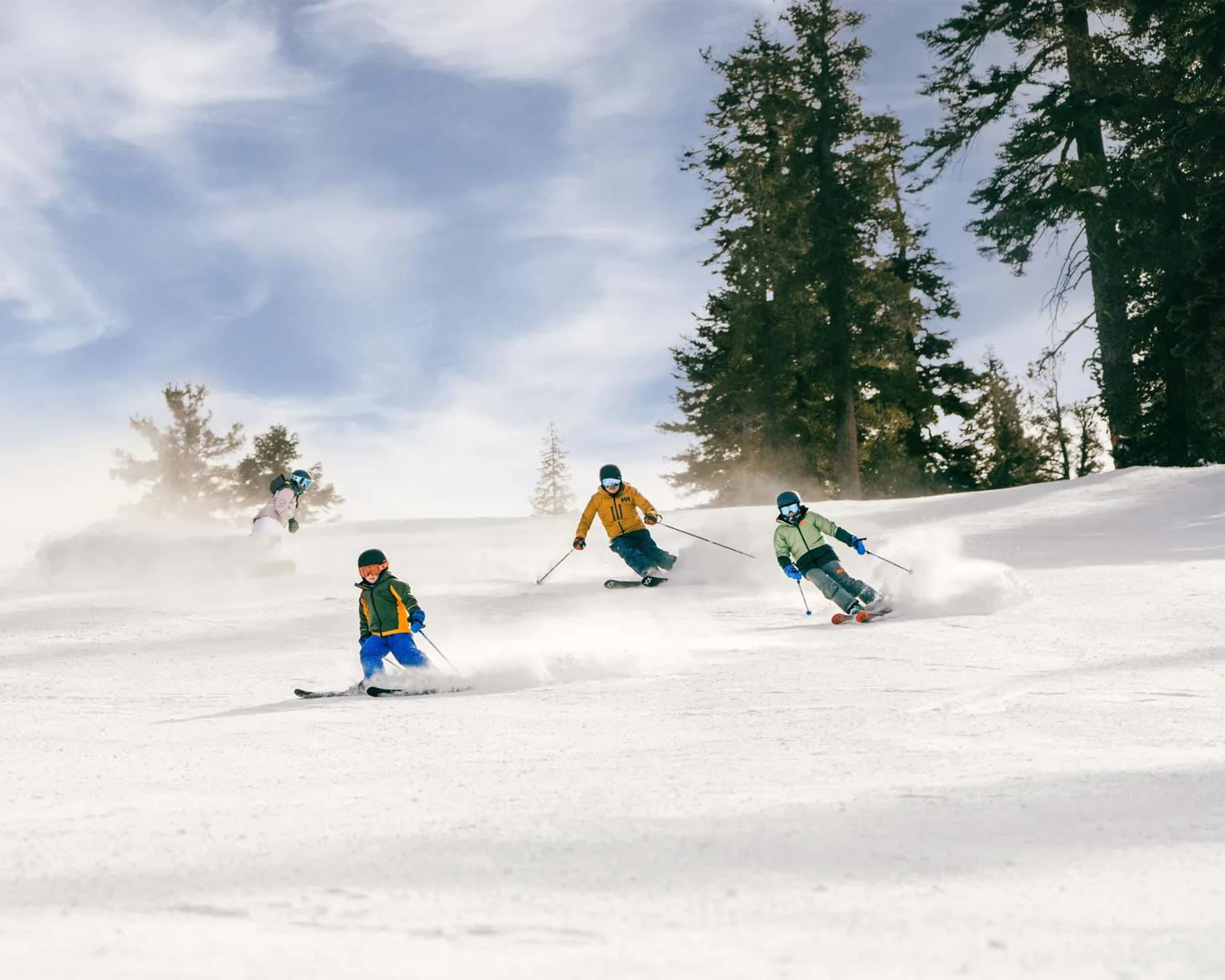 Story Idea submission of family skiing activities at Northstar Resort in Truckee, CA.