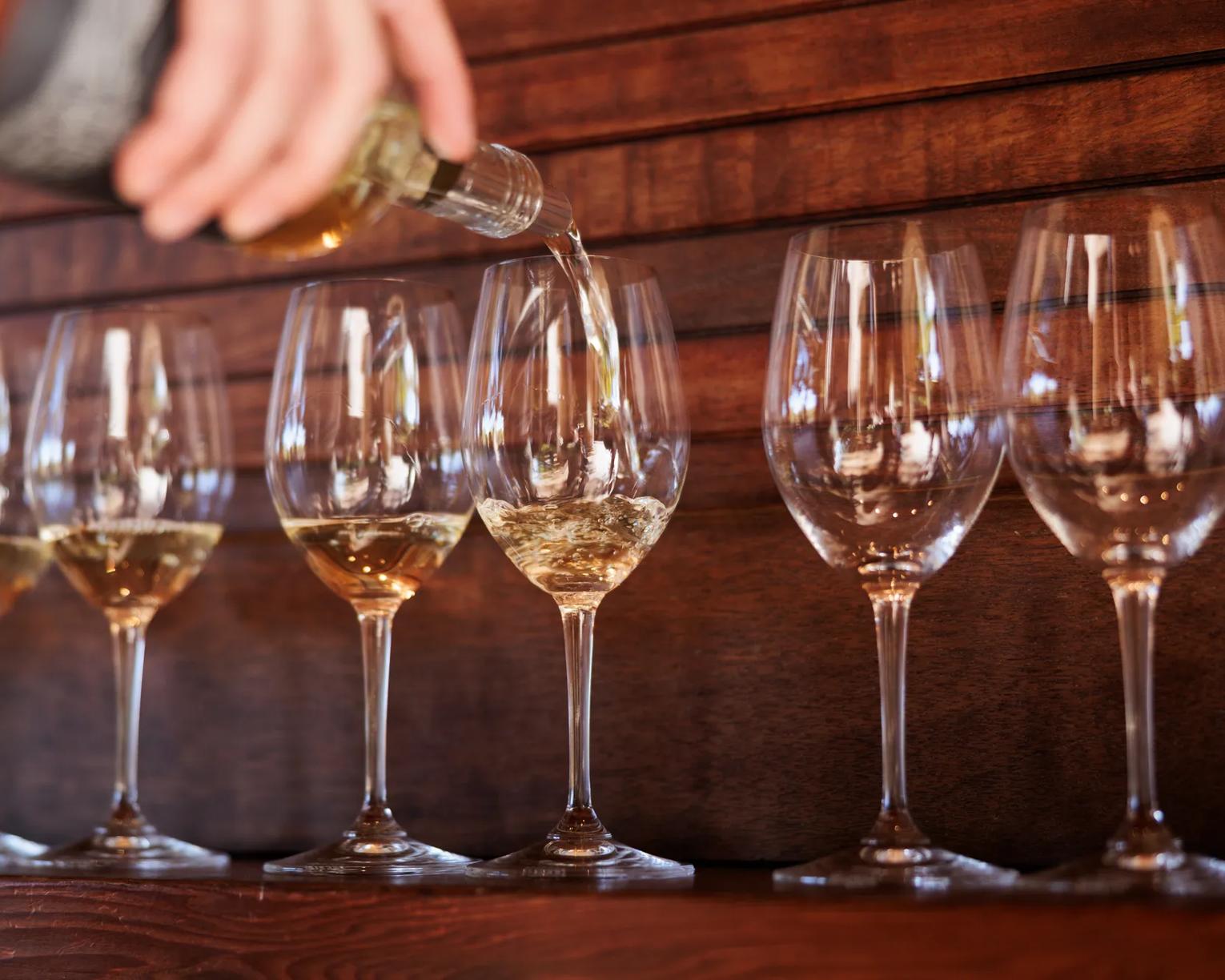 Wine tasting at Beringer Vineyards in Napa, California on October 22, 2024.