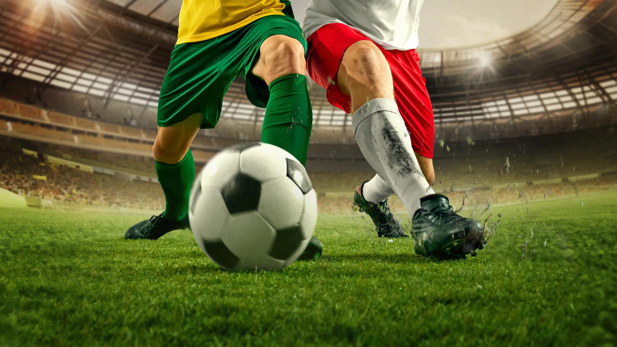 International soccer-football play and fans enjoying World Cup™ in various venues. 2206757461