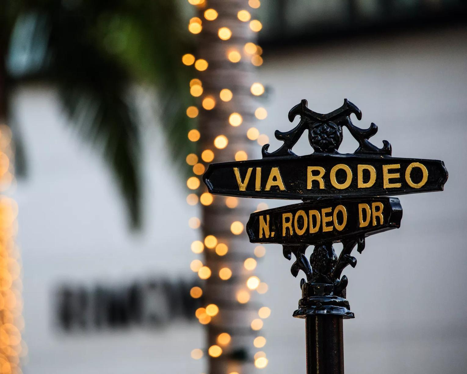 Rodeo Drive in Beverly Hills, California, August 29, 2018.
