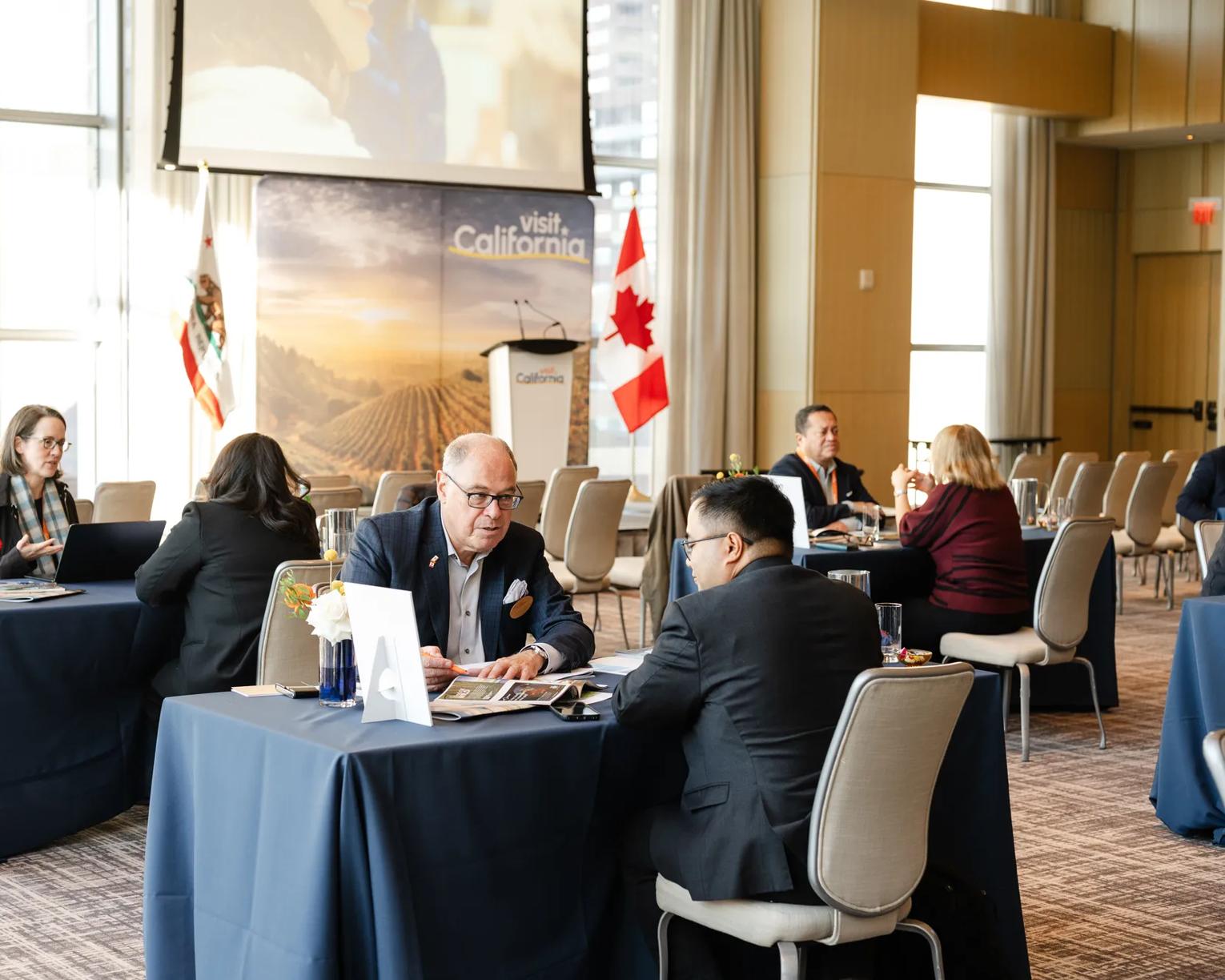 The Visit California Canada CEO Mission in Toronto, October 2025.
