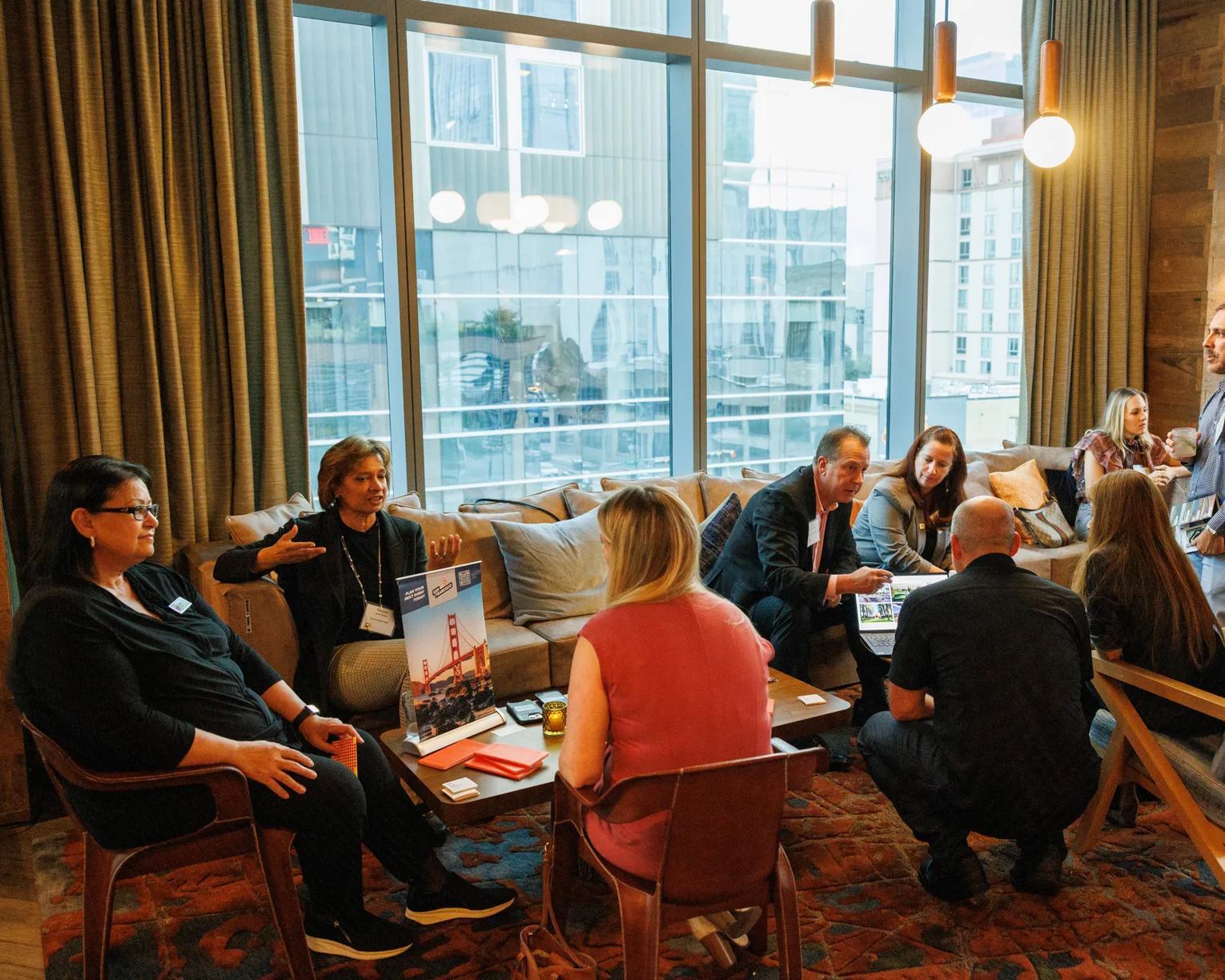 The Visit California PME Roadshow in Austin, Texas on November 2, 2022: Industry Partners networking