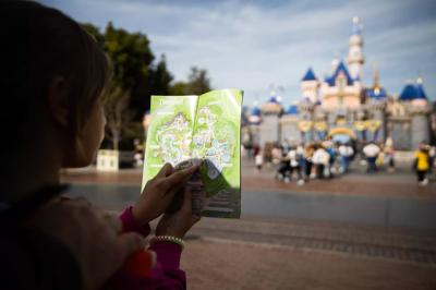 Exploring Disneyland in Anaheim, California, January 30, 2020.