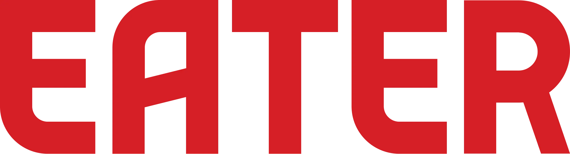 Eater full color logo for use on Visit California materials when presenting or communicating about Visit California and Eater partnerships.