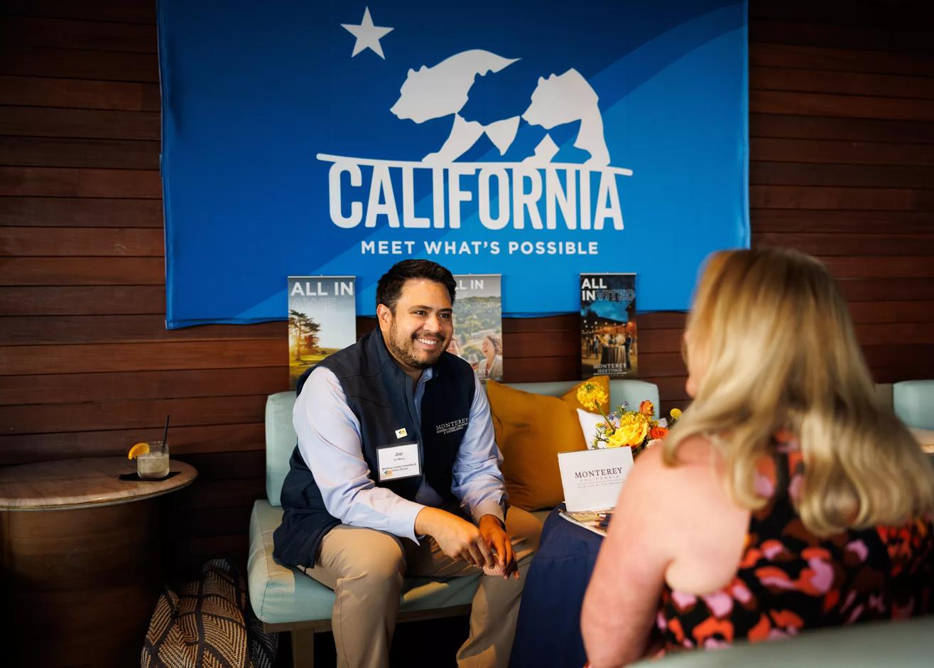 The Visit California PME Roadshow in Dallas, Texas on November 3, 2022: Monterey County Convention & Visitors Bureau in a partner meeting