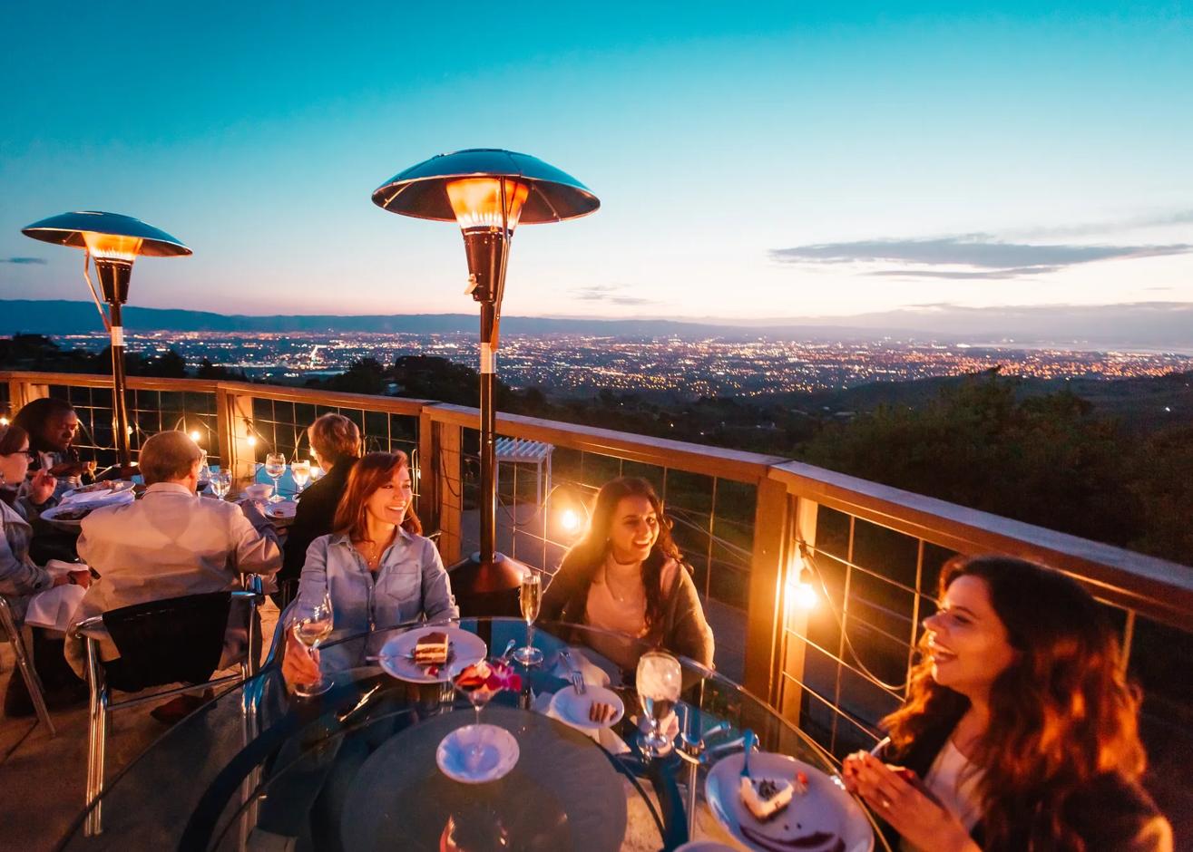 Story idea submission of the rooftop view from The GrandView Restaurant, located in San Jose, CA.