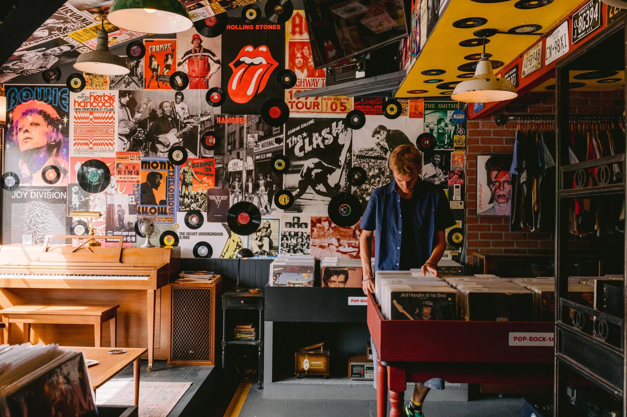 Story Idea submission of Off The Record Vinyl and Vintage,  an vinyl records collection and an assortment of vintage and contemporary goods, in Solvang.