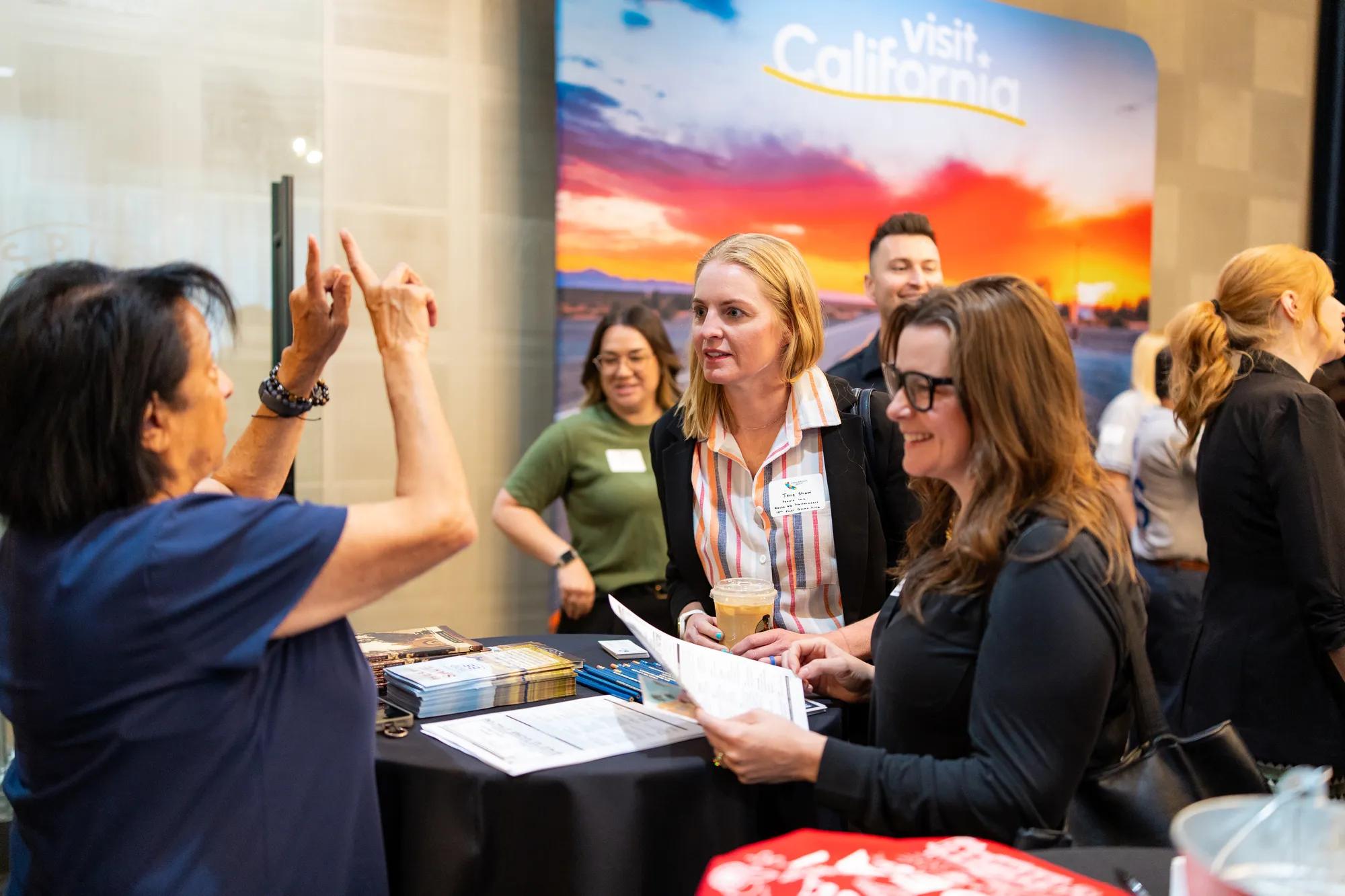 The Visit California Destination Mixer in Sacramento, California on April 8, 2026 featuring Inland Empire Partners