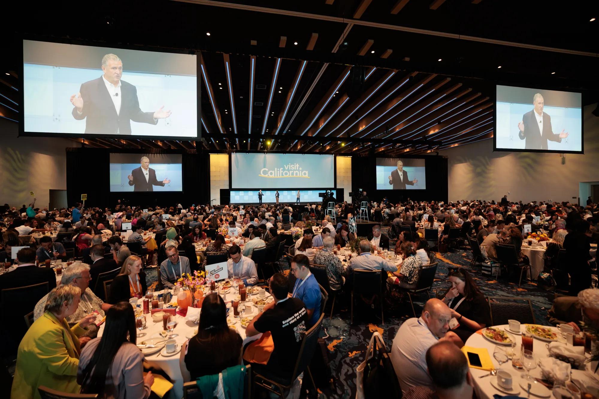 The Visit California sponsored lunch at IPW in Fort Lauderdale, Florida on May 18, 2026.